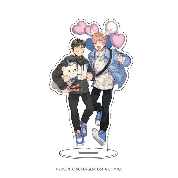 『凸凹シュガーデイズ』アクリルスタンド01/松風雄二郎&花峰涙A(描き下ろしイラスト)