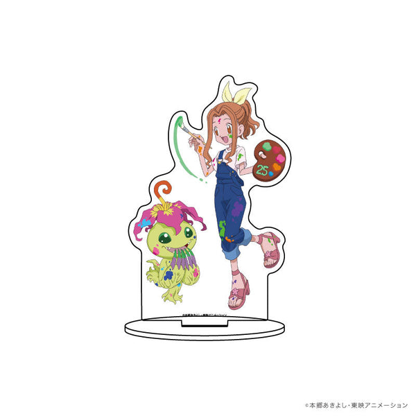 『デジモンアドベンチャー』アクリルスタンド05/太刀川ミミ&パルモン 25周年ver.(描き下ろしイラスト)