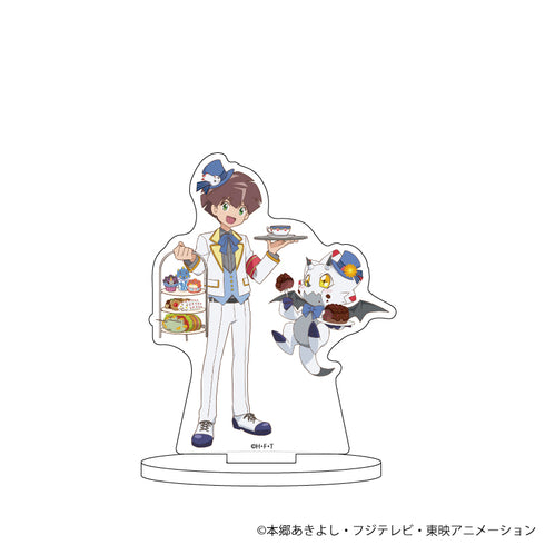 『デジモンゴーストゲーム』キャラアクリルスタンド 10/天ノ河宙&ガンマモン お茶会ver.(描き下ろしイラスト)