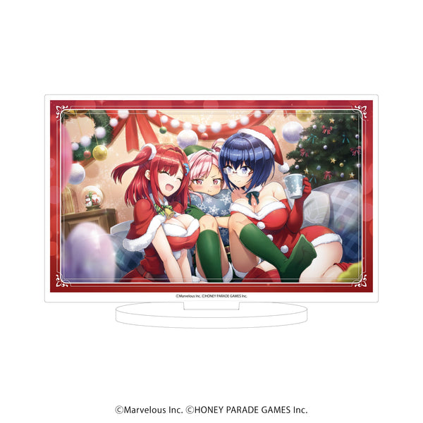 『ドルフィンウェーブ』アクリルスタンド22/咲宮入華&浦見かな&都条みちる(公式イラスト)