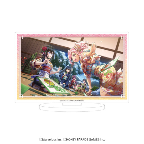 『ドルフィンウェーブ』アクリルスタンド26/住乃絵紫苑&浦見かな&刃兼乙姫&暮無夕離&山葉由芽(公式イラスト)