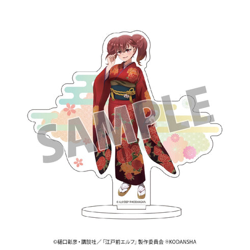 『江戸前エルフ』キャラアクリルフィギュア 03/桜庭高麗(公式イラスト)