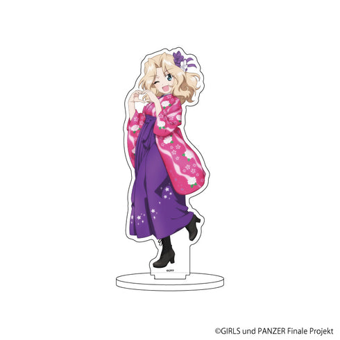 『ガールズ&パンツァー 最終章』アクリルスタンド17/袴ver. ケイ(描き下ろしイラスト)