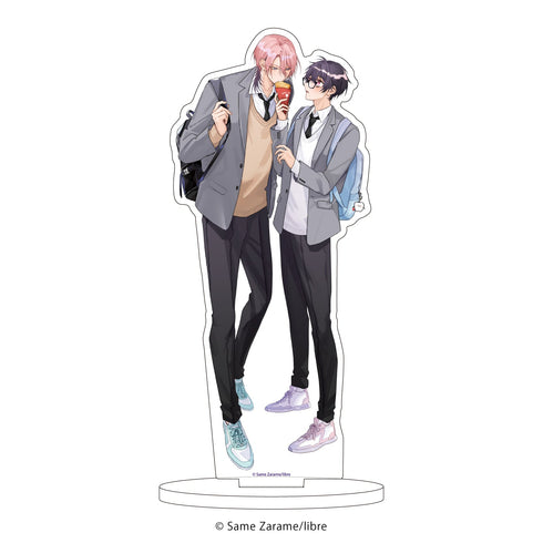 『着飾るヒナはまだ恋を知らない』アクリルスタンド01/漆原覚&日並景太(描き下ろしイラスト)