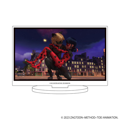 『ミラキュラス レディバグ&シャノワール』アクリルスタンド 02/レディバグ&シャノワールB(場面写イラスト)