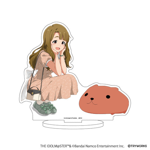 『アイドルマスター ミリオンライブ!×カピバラさん』キャラアクリルフィギュア 01/宮尾 美也&カピバラさん(描き下ろしイラスト)