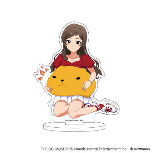 『アイドルマスター ミリオンライブ!×カピバラさん』キャラアクリルフィギュア 03/北沢 志保&あついさん(描き下ろしイラスト)
