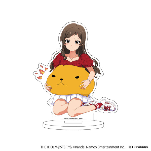 『アイドルマスター ミリオンライブ!×カピバラさん』キャラアクリルフィギュア 03/北沢 志保&あついさん(描き下ろしイラスト)