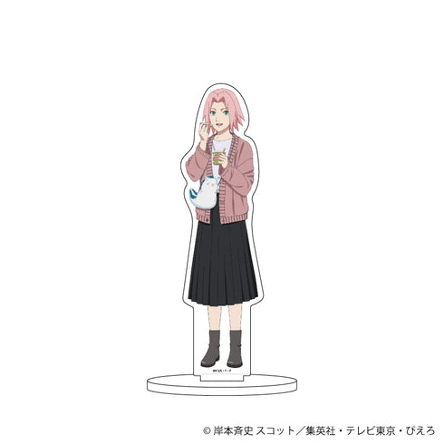 『NARUTO&BORUTO』キャラアクリルフィギュア 42/春野サクラ テーマパークver.(描き下ろしイラスト)