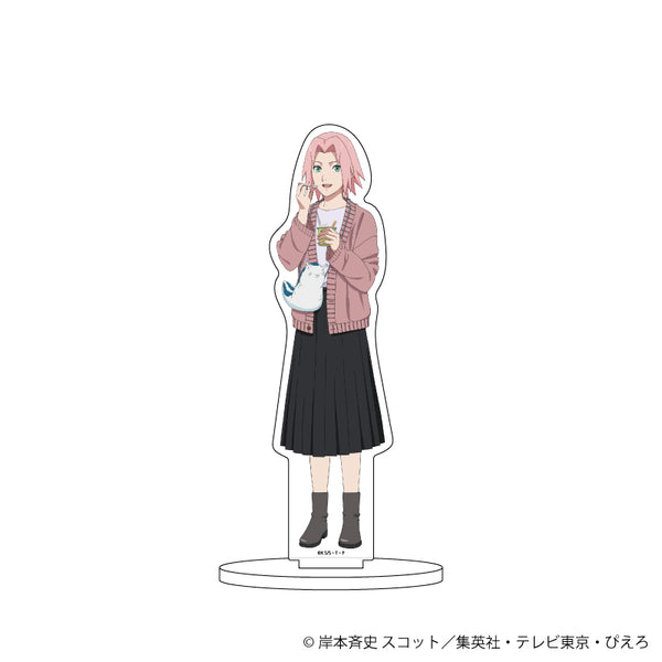 『NARUTO&BORUTO』キャラアクリルフィギュア 42/春野サクラ テーマパークver.(描き下ろしイラスト)