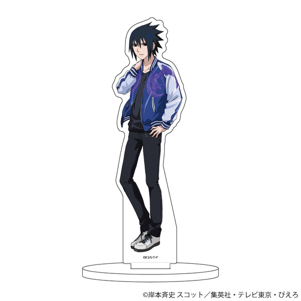 『NARUTO&BORUTO』キャラアクリルフィギュア 49/うちはサスケ スカジャンver.(描き下ろしイラスト)