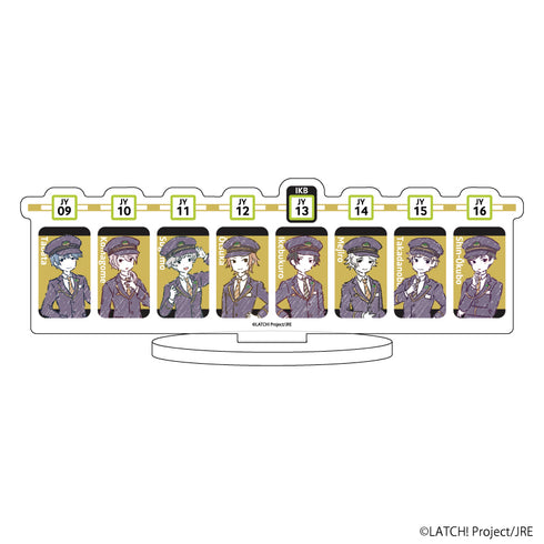 『STATION IDOL LATCH!』キャラアクリルフィギュア 08/北&英&高岩&空蝉&青葉梟&綜馬&武庸&百瀬 駅員ver.(グラフアートイラスト)