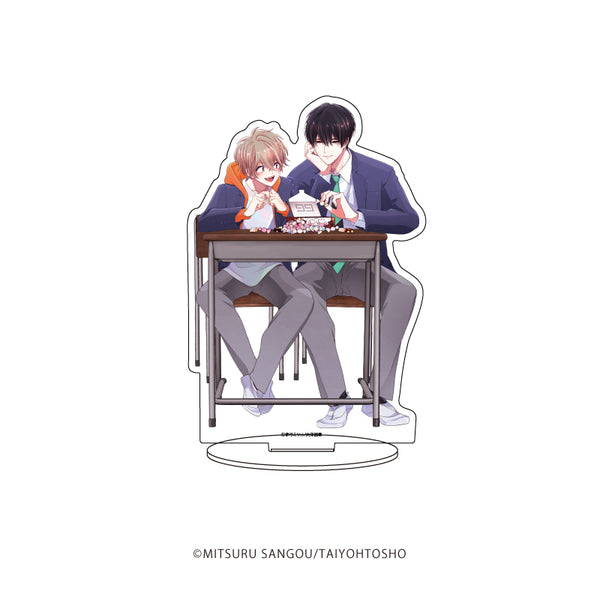 『友達はキスしない!』キャラアクリルフィギュア 02/染谷隼人&日高基B(描き下ろしイラスト)