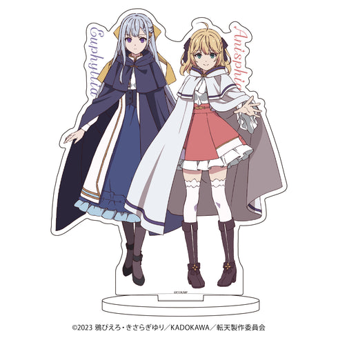 『転生王女と天才令嬢の魔法革命』キャラアクリルフィギュア 02/アニスフィア&ユフィリア ローブver.(公式イラスト)