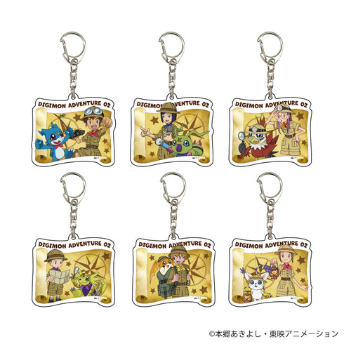『デジモンアドベンチャー02』アクリルキーホルダー 02/探検ver. BOX (全6種)(描き下ろしイラスト)