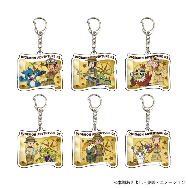 『デジモンアドベンチャー02』アクリルキーホルダー 02/探検ver. BOX (全6種)(描き下ろしイラスト)