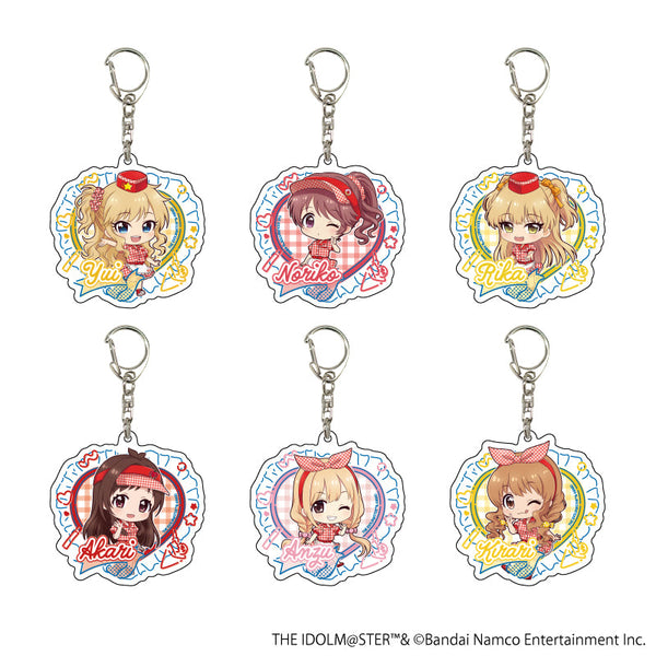 『アイドルマスター シンデレラガールズ』アクリルキーホルダー06/クレープ屋ver. トレーディング(全6種)(ミニキャライラスト)