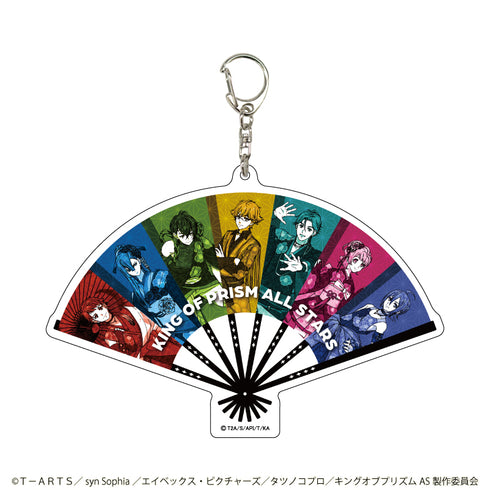 『KING OF PRISM ALL STARS -プリズムショー☆ベストテン-』デカアクリルキーホルダー 04/集合デザイン 和ロック(MANGEKYOイラスト)