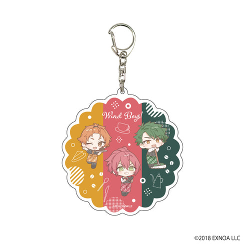 『ウインドボーイズ!』デカアクリルキーホルダー 02/トロンボーン(ミニキャライラスト)