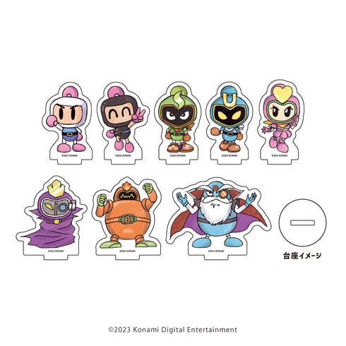 『スーパーボンバーマン3』アクリルぷちスタンド 01/BOX (全8種)(描き起こしイラスト)