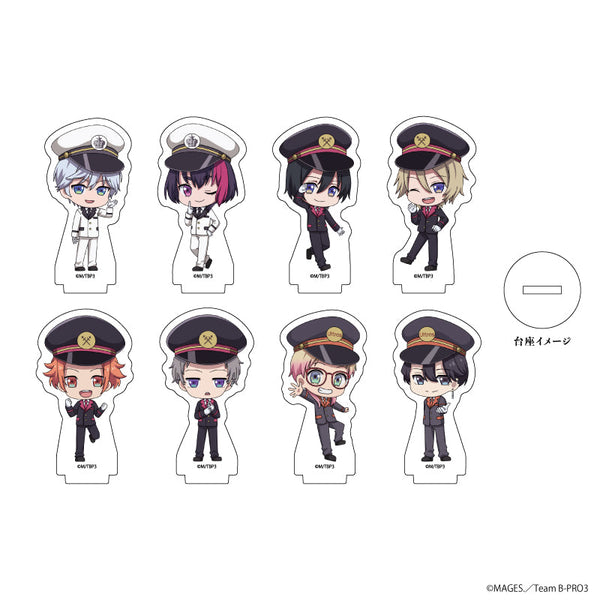 『B-PROJECT~熱烈*ラブコール~』アクリルぷちスタンド01/駅員ver. BOX01 ブラインド(全8種)(ミニキャライラスト)