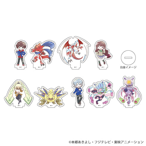 『デジモンゴーストゲーム』アクリルぷちスタンド 01/BOX(全9種)(POP Artイラスト)