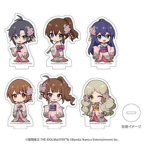 『アイドルマスター ミリオンライブ!』アクリルぷちスタンド01/桜の和装ver. トレーディング(全6種)(ミニキャライラスト)