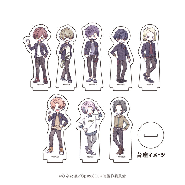 《Opus.COLORs》亚克力迷你立牌 01/艺术家版 礼盒装(全8种)(图形艺术插画)