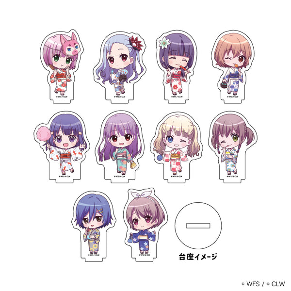 『ららマジ』アクリルぷちスタンド 23/浴衣ver. BOX (全10種)(ミニキャライラスト)
