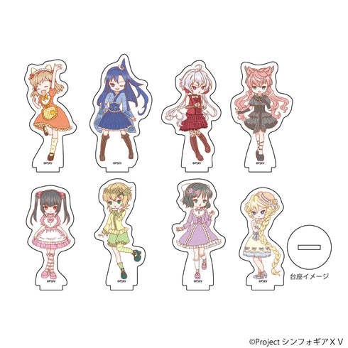 『戦姫絶唱シンフォギアXV』アクリルぷちスタンド 08/ロリータVer. BOX (全8種)(レトロアートイラスト)