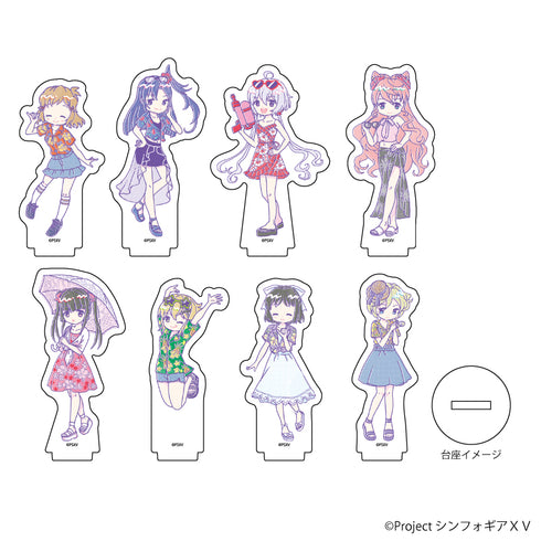 『戦姫絶唱シンフォギアXV』アクリルぷちスタンド 09/アロハ ver. BOX (全8種)(Candy artイラスト)