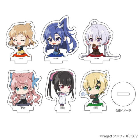 『戦姫絶唱シンフォギアXV』アクリルぷちスタンド 10/もぐもぐVer. ブラインド(全6種)(ミニキャライラスト)