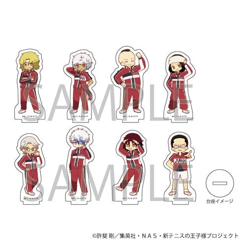 『新テニスの王子様』アクリルぷちスタンド 14/U-17日本代表A (全8種)(レトロアートイラスト) BOX