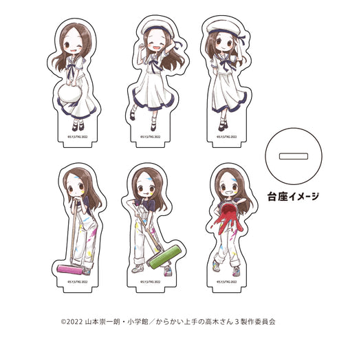 『からかい上手の高木さん』アクリルぷちスタンド 02/マリンセーラー&ペンキ遊びver. BOX(全6種)(グラフアートイラスト)