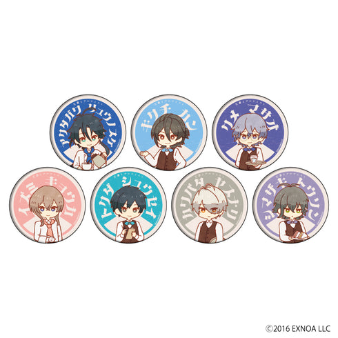 『文豪とアルケミスト』缶バッジ 17/純喫茶ver. BOX (全7種)(レトロアートイラスト)