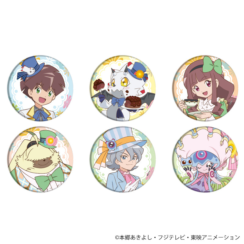 デジモンゴーストゲーム』缶バッジ 01/お茶会ver. BOX(全6種