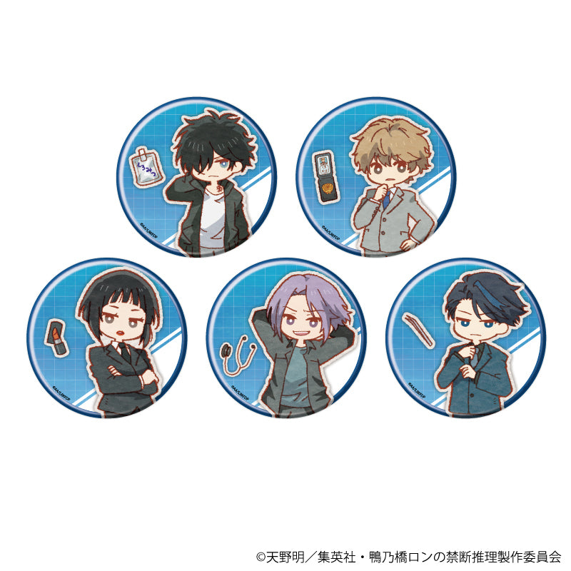 鴨乃橋ロンの禁断推理』缶バッジ 01/ブラインド(全5種)(レトロアート
