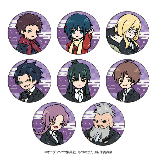 『もののがたり』缶バッジ 02/BOX(全8種)(グラフアートイラスト)