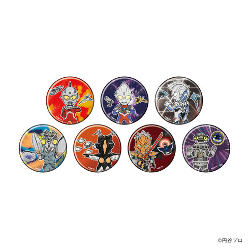 『ウルトラマンシリーズ』缶バッジ 07/BOX(全7種)(グラフアートイラスト)