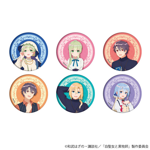 "The White Saint and the Black Priest" Pin Badge Set 01/BOX (6 Varieties Total) (Official Art)