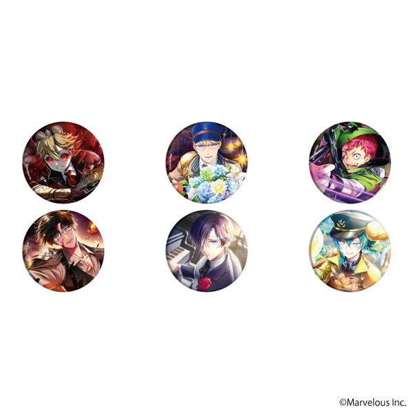 『千銃士:Rhodoknight』缶バッジ 08/Vol.1 BOX(全6種)(公式イラスト)