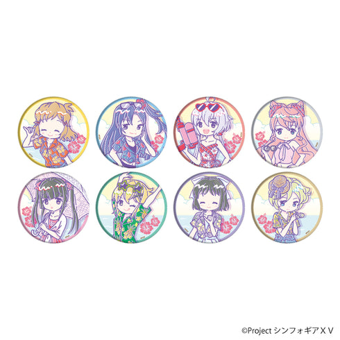 『戦姫絶唱シンフォギアXV』缶バッジ 16/アロハ ver. BOX (全8種)(Candy artイラスト)