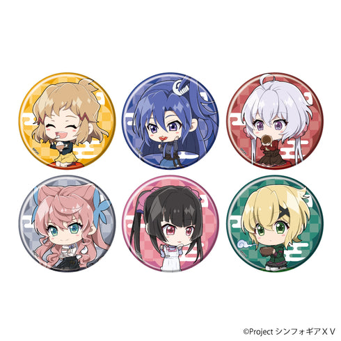 『戦姫絶唱シンフォギアXV』缶バッジ 17/もぐもぐVer. ブラインド(全6種)(ミニキャライラスト)