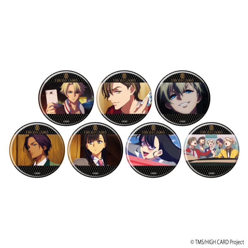 HIGH CARD ハイカード 缶バッジ 4点 HIGH CARD』缶バッジ 04/BOX（全7種）(場面写イラスト) - Anime Store.JP