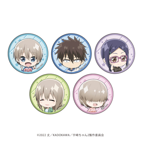 『宇崎ちゃんは遊びたい!ω』缶バッジ 02/BOX(全5種)(ミニキャライラスト)