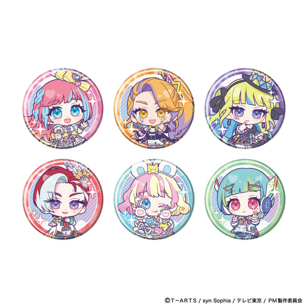 『ワッチャプリマジ!』缶バッジ 02/BOX (全6種)(ミニキャライラスト)