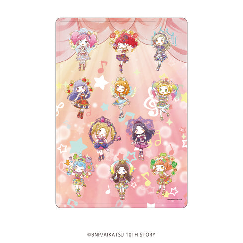 『アイカツ!』キャラクリアケース 03/ドレスver. 集合デザイン(グラフアートイラスト)