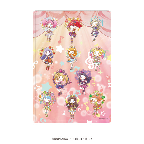 『アイカツ!』キャラクリアケース 03/ドレスver. 集合デザイン(グラフアートイラスト)