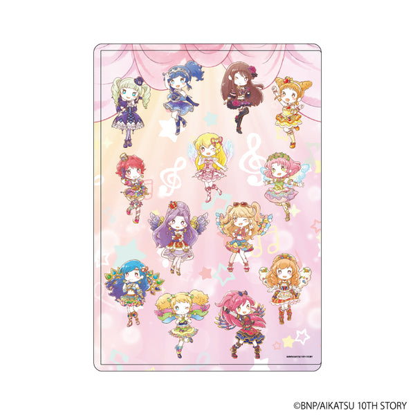 『アイカツ!』キャラクリアケース 04/ドレスver. 集合デザイン(グラフアートイラスト)
