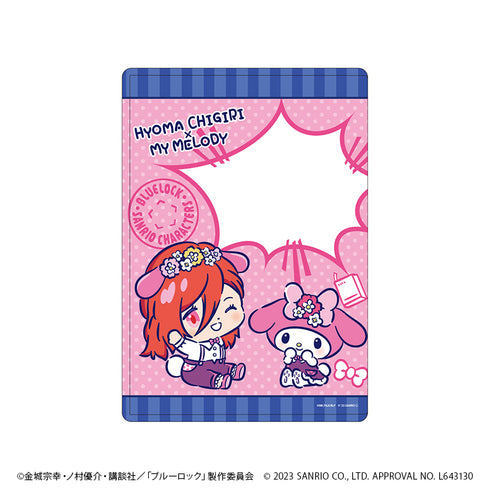 『ブルーロック×サンリオキャラクターズ』キャラクリアケース 04/千切豹馬×マイメロディ(ミニキャライラスト)
